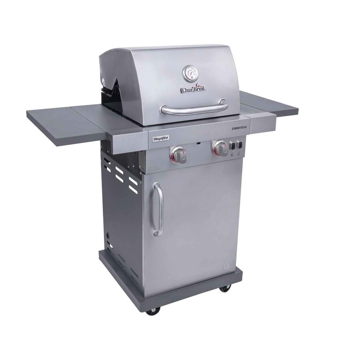 The Char-Broil® COMMERCIAL SERIES™ AMPLIFIRE™ 2-BURNER GAS GRILL
