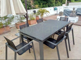 Alfresco | Miami | Outdoor Extendable Dining Set - Dark Grey