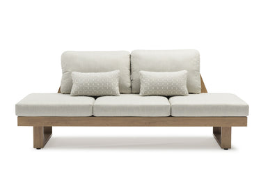 Outdoor sofa with weather-resistant cushions | 户外沙发,配有耐候座垫 | 户外梳化,配有耐候座墊