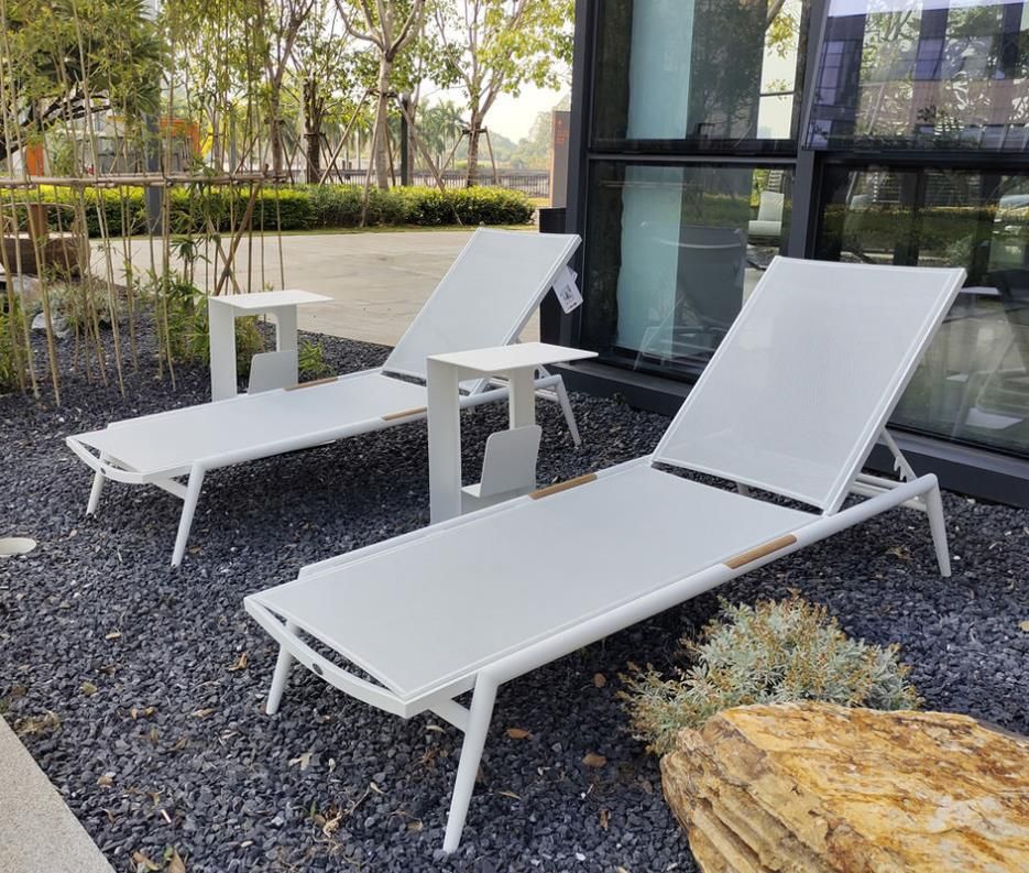 Couture Jardin | Polo | Outdoor Chaise Lounge - White