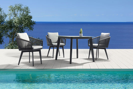 Couture Jardin | Diva | Outdoor Square Dining Set - Anthracite