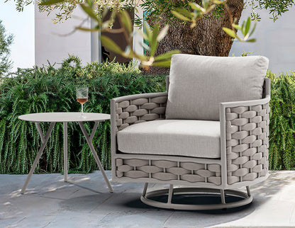Couture Jardin | Loop | Outdoor Swivel Armchair