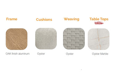 Outdoor sofa set with weather-resistant cushions | 户外沙发套装,配有耐候座垫 | 户外梳化套裝,配有耐候座墊