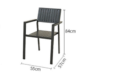 Alfresco | Kuba | Outdoor Square Dining Set - Black