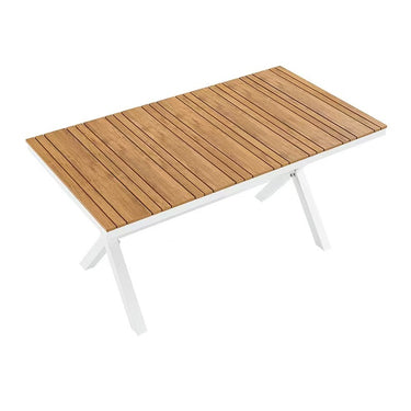 Alfresco | Anita | Outdoor Rect Table with Blake Armchair Set - White