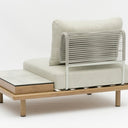 Outdoor sofa set with weather-resistant cushions | 户外沙发套装,配有耐候座垫 | 户外梳化套裝,配有耐候座墊