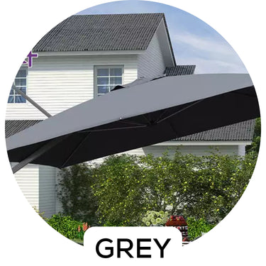 Grey outdoor umbrella color option / 灰色戶外太陽傘顏色選擇