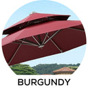 Burgundy outdoor umbrella color option / 酒紅色戶外太陽傘顏色選擇