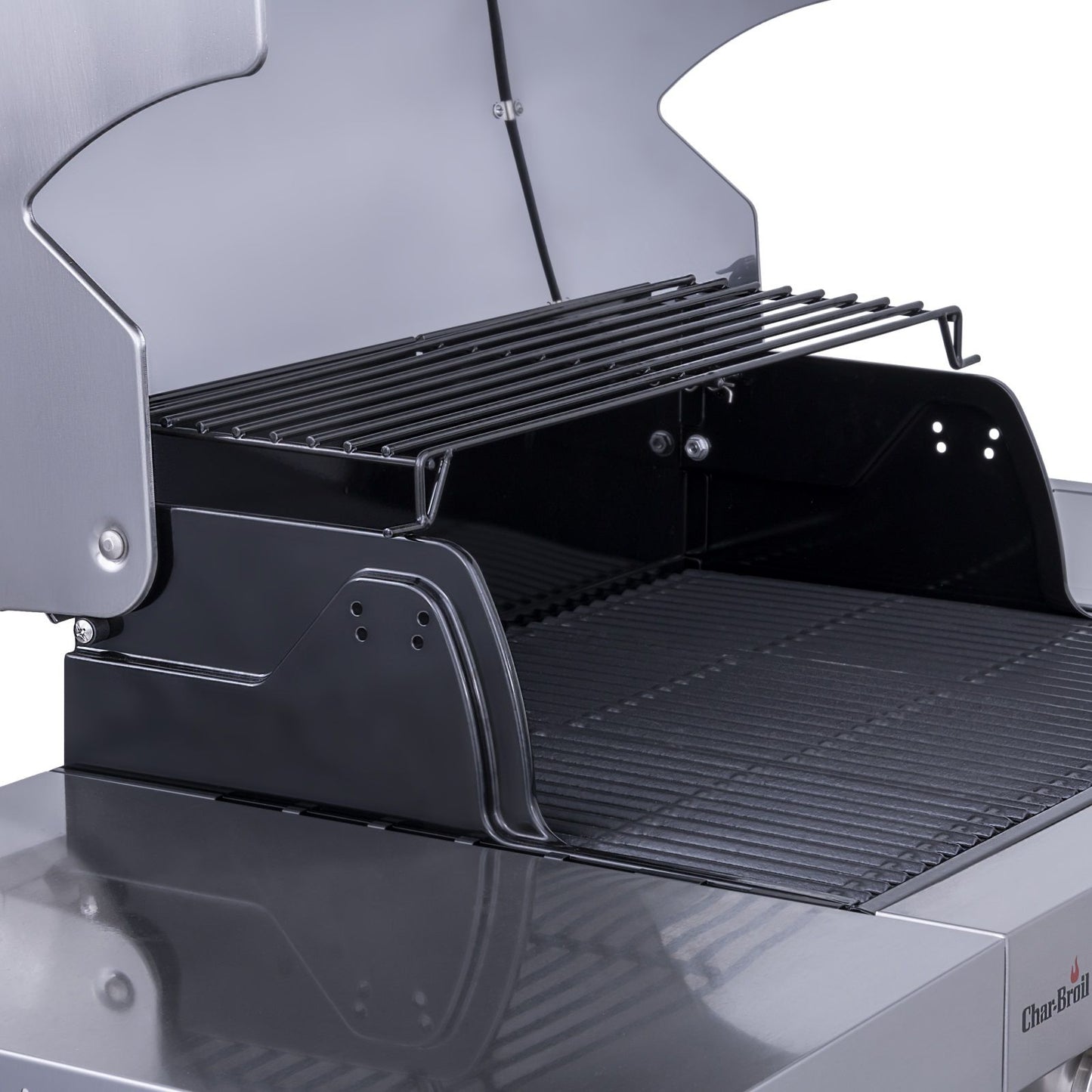 The Char-Broil® COMMERCIAL SERIES™ AMPLIFIRE™ 3-BURNER GAS GRILL