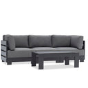 Outdoor sofa set with weather-resistant cushions | 户外沙发套装,配有耐候座垫 | 户外梳化套裝,配有耐候座墊