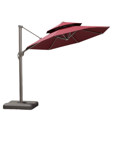 2.5M diameter outdoor umbrella with light pole, open / 2.5米直徑輕型傘柱戶外太陽傘,開傘狀態