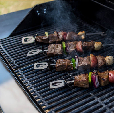 The Char-Broil® Grill Plus Sliding Skewers