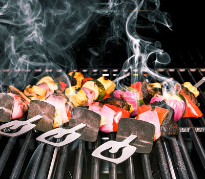 The Char-Broil® Grill Plus Sliding Skewers
