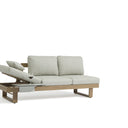 Outdoor sofa with weather-resistant cushions | 户外沙发,配有耐候座垫 | 户外梳化,配有耐候座墊