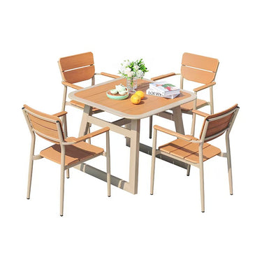 Alfresco | Tiffany | Outdoor Square Table with Hayden Armchair Set