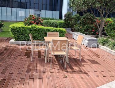 Alfresco | Kellie | Outdoor Square Dining Set - Champagne