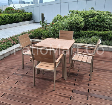 Alfresco | Kellie | Outdoor Square Dining Set - Champagne