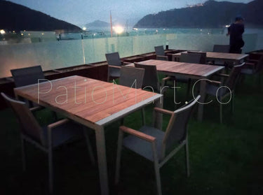 Brookvale Outdoor 4 seat Dinning Bundle Set of 5 pcs-2