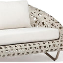 Outdoor sofa set with weather-resistant cushions | 户外沙发套装,配有耐候座垫 | 户外梳化套裝,配有耐候座墊