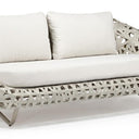 Outdoor sofa set with weather-resistant cushions | 户外沙发套装,配有耐候座垫 | 户外梳化套裝,配有耐候座墊