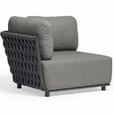 Outdoor sofa set with weather-resistant cushions | 户外沙发套装,配有耐候座垫 | 户外梳化套裝,配有耐候座墊