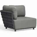 Outdoor sofa set with weather-resistant cushions | 户外沙发套装,配有耐候座垫 | 户外梳化套裝,配有耐候座墊