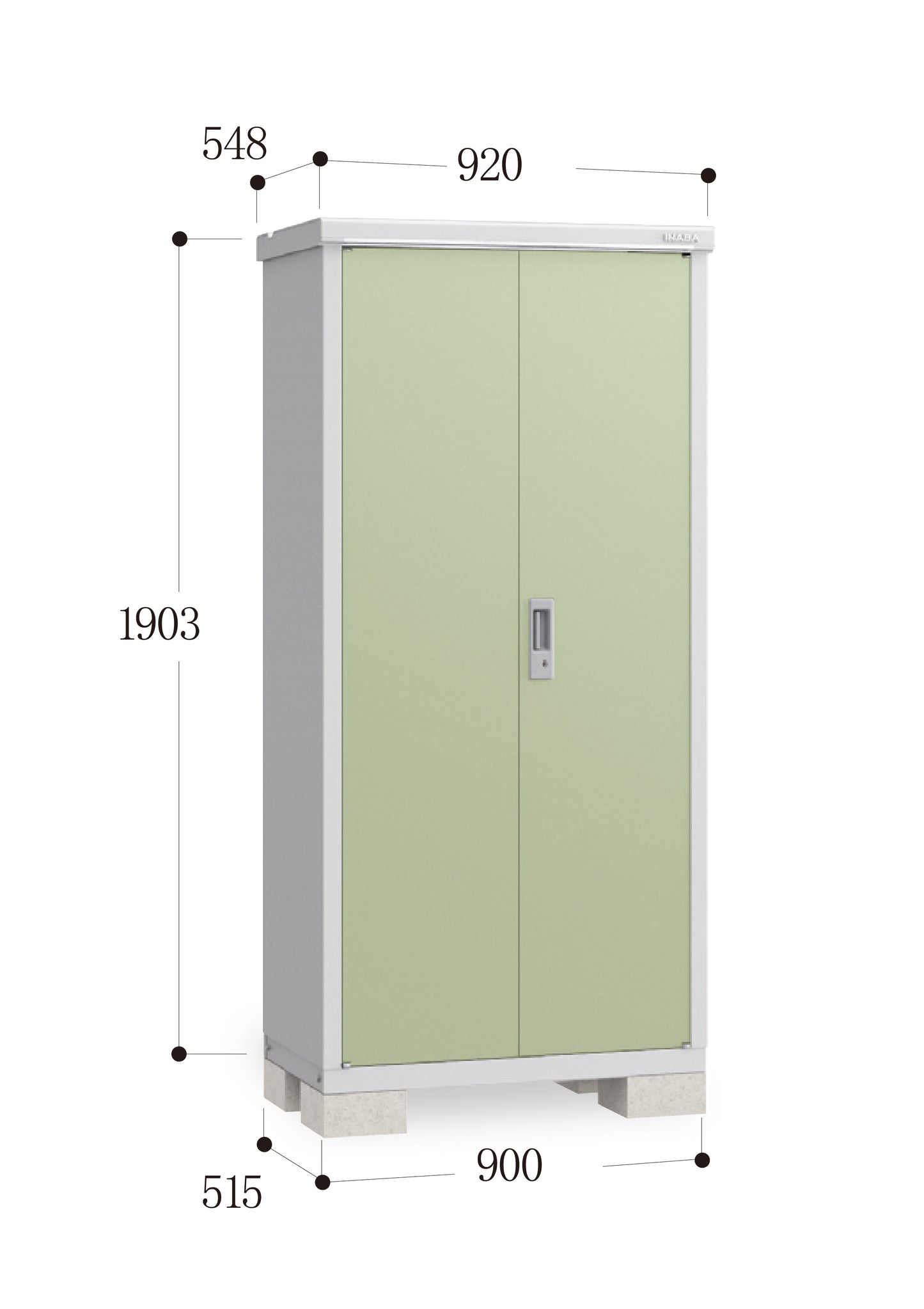 *Pre-order* Inaba Outdoor Storage BJX-095E (W920XD548XH1903mm)0.959m3