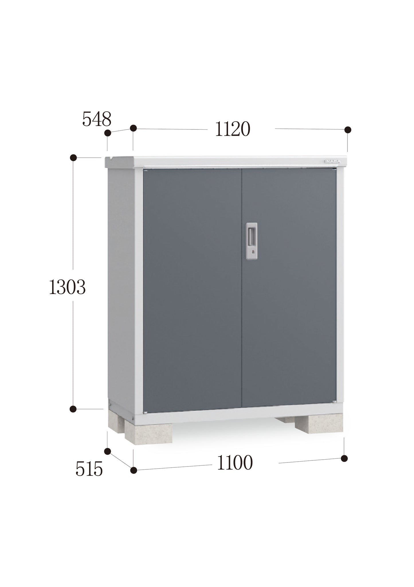 *Pre-order* Inaba Outdoor Storage BJX-115C (W1120XD548XH1303mm)0.8m3