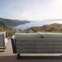 Outdoor sofa set with weather-resistant cushions | 户外沙发套装,配有耐候座垫 | 户外梳化套裝,配有耐候座墊