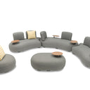Outdoor sofa set with weather-resistant cushions | 户外沙发套装,配有耐候座垫 | 户外梳化套裝,配有耐候座墊