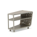 Couture Jardin Hug outdoor side table in greige color, featuring a stylish design and weather-resistant materials for outdoor use