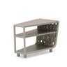Couture Jardin Hug outdoor side table in greige color, featuring a stylish design and weather-resistant materials for outdoor use