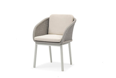 Couture Jardin | Scoop | Outdoor Dining Table with Small Dining Chair Set
