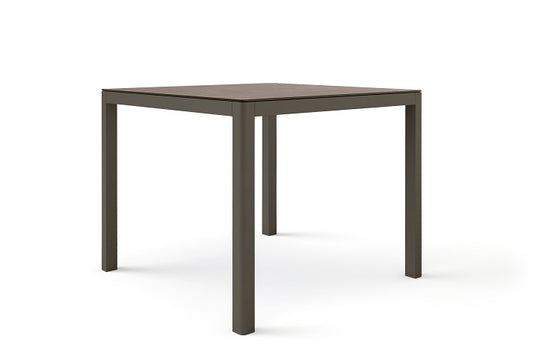Couture Jardin | Ella | Outdoor Square Dining Table -- Taupe Color