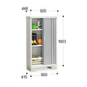 Inaba Outdoor Storage Cabinet, made in Japan, weather-resistant design for outdoor use | 日本制造 Inaba 户外储物柜,耐候设计,适用于户外 | 日本製造 Inaba 戶外儲物櫃,耐候設計,適用於戶外