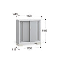 Inaba Outdoor Storage Cabinet, made in Japan, weather-resistant design for outdoor use | 日本制造 Inaba 户外储物柜,耐候设计,适用于户外 | 日本製造 Inaba 戶外儲物櫃,耐候設計,適用於戶外