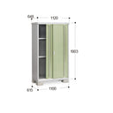 Inaba Outdoor Storage Cabinet, made in Japan, weather-resistant design for outdoor use | 日本制造 Inaba 户外储物柜,耐候设计,适用于户外 | 日本製造 Inaba 戶外儲物櫃,耐候設計,適用於戶外