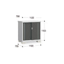 Made in Japan Inaba Outdoor Storage Cabinet