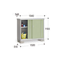 Inaba Outdoor Storage Cabinet, made in Japan, weather-resistant design for outdoor use | 日本制造 Inaba 户外储物柜,耐候设计,适用于户外 | 日本製造 Inaba 戶外儲物櫃,耐候設計,適用於戶外