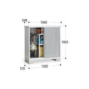 Inaba Outdoor Storage Cabinet, made in Japan, weather-resistant design for outdoor use | 日本制造 Inaba 户外储物柜,耐候设计,适用于户外 | 日本製造 Inaba 戶外儲物櫃,耐候設計,適用於戶外