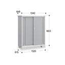 Inaba Outdoor Storage Cabinet, made in Japan, weather-resistant design for outdoor use | 日本制造 Inaba 户外储物柜,耐候设计,适用于户外 | 日本製造 Inaba 戶外儲物櫃,耐候設計,適用於戶外