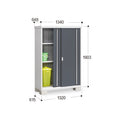 Inaba Outdoor Storage Cabinet, made in Japan, weather-resistant design for outdoor use | 日本制造 Inaba 户外储物柜,耐候设计,适用于户外 | 日本製造 Inaba 戶外儲物櫃,耐候設計,適用於戶外
