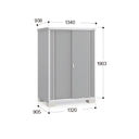 Inaba Outdoor Storage Cabinet, made in Japan, weather-resistant design for outdoor use | 日本制造 Inaba 户外储物柜,耐候设计,适用于户外 | 日本製造 Inaba 戶外儲物櫃,耐候設計,適用於戶外