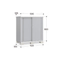 Inaba Outdoor Storage Cabinet, made in Japan, weather-resistant design for outdoor use | 日本制造 Inaba 户外储物柜,耐候设计,适用于户外 | 日本製造 Inaba 戶外儲物櫃,耐候設計,適用於戶外