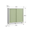 Inaba outdoor storage cabinet featuring a sleek design for outdoor use, waterproof and sun-resistant, made in Japan. / Inaba 戶外儲物櫃,適合戶外使用,防水防曬,產自日本。 / Inaba 户外储物柜,适合户外使用,防水防晒,产自日本。