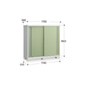 Inaba Outdoor Storage Cabinet, made in Japan, weather-resistant design for outdoor use | 日本制造 Inaba 户外储物柜,耐候设计,适用于户外 | 日本製造 Inaba 戶外儲物櫃,耐候設計,適用於戶外