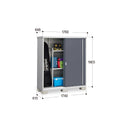 Inaba Outdoor Storage Cabinet, made in Japan, weather-resistant design for outdoor use | 日本制造 Inaba 户外储物柜,耐候设计,适用于户外 | 日本製造 Inaba 戶外儲物櫃,耐候設計,適用於戶外