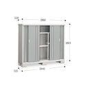 Inaba Outdoor Storage Cabinet, made in Japan, weather-resistant design for outdoor use | 日本制造 Inaba 户外储物柜,耐候设计,适用于户外 | 日本製造 Inaba 戶外儲物櫃,耐候設計,適用於戶外