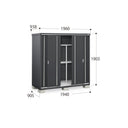 Inaba Outdoor Storage Cabinet, made in Japan, weather-resistant design for outdoor use | 日本制造 Inaba 户外储物柜,耐候设计,适用于户外 | 日本製造 Inaba 戶外儲物櫃,耐候設計,適用於戶外
