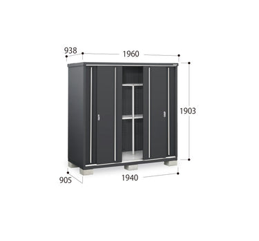 Inaba Outdoor Storage Cabinet, made in Japan, weather-resistant design for outdoor use | 日本制造 Inaba 户外储物柜,耐候设计,适用于户外 | 日本製造 Inaba 戶外儲物櫃,耐候設計,適用於戶外